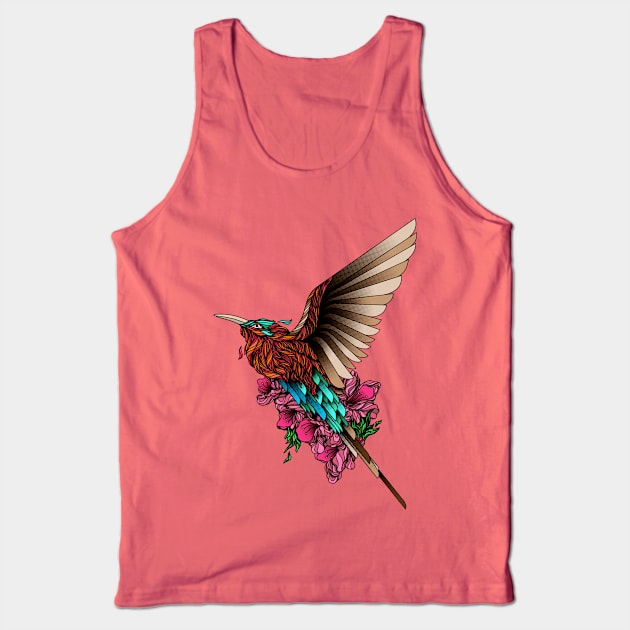 Carmine Bee Eater. Tank Top by BGallardo13